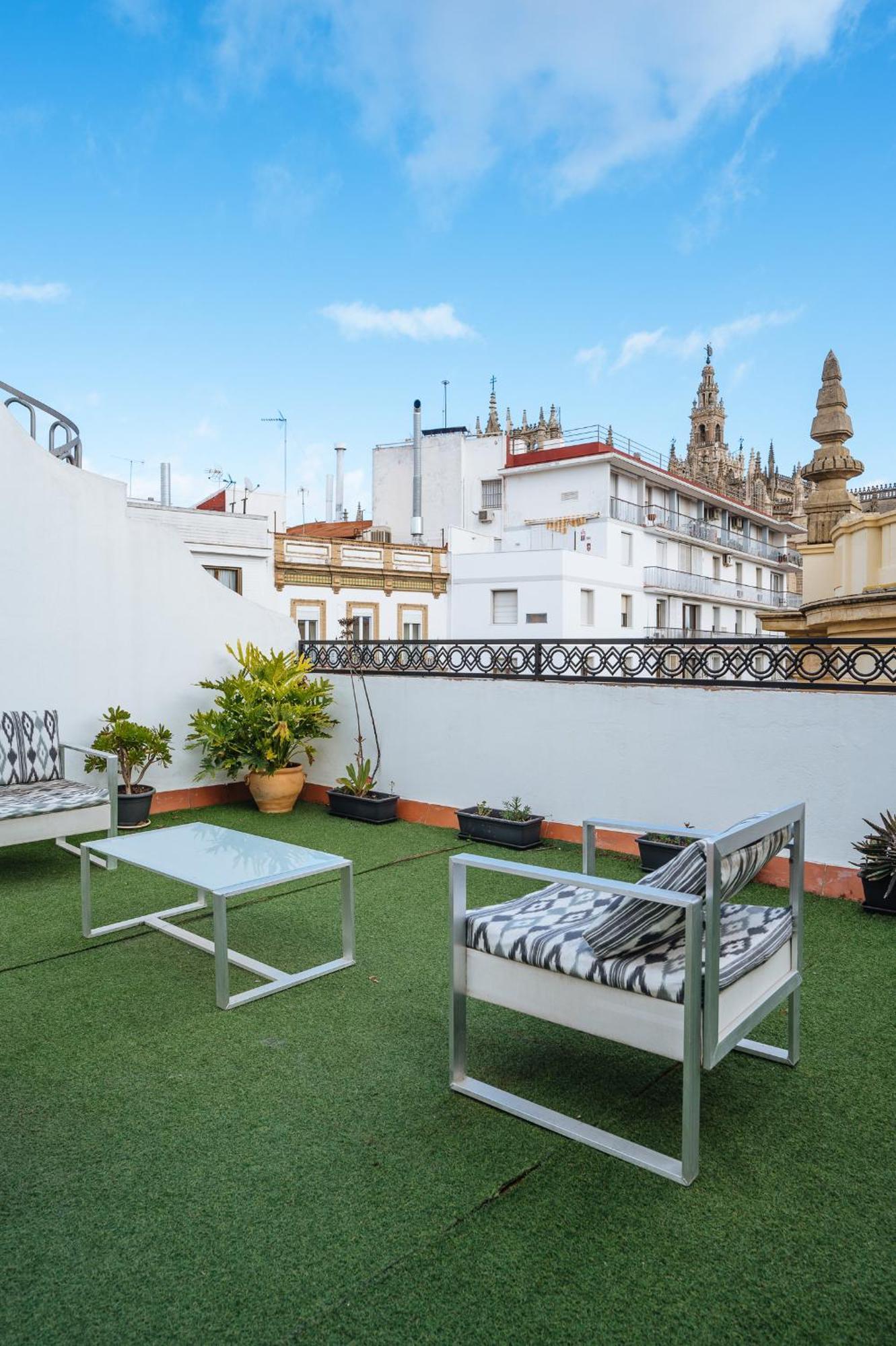 Apartamento Vistas Catedral Tomas de Ibarra Parking Opc Sevilla Exterior foto
